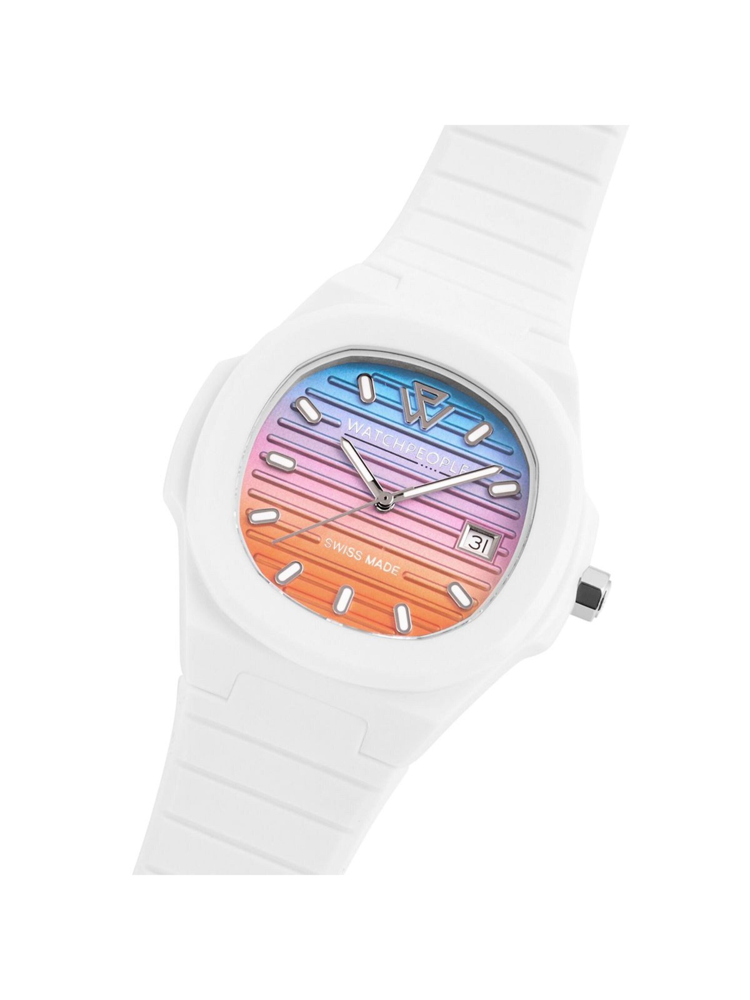 Montre à affichage analogique Watchpeople en mélange de couleurs