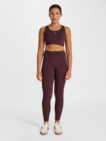 Hummel Bralette Sports bra 'Pulse' in Brown