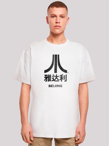 F4NT4STIC Shirt 'Atari Beijing Retro Arcade Games' in White: front