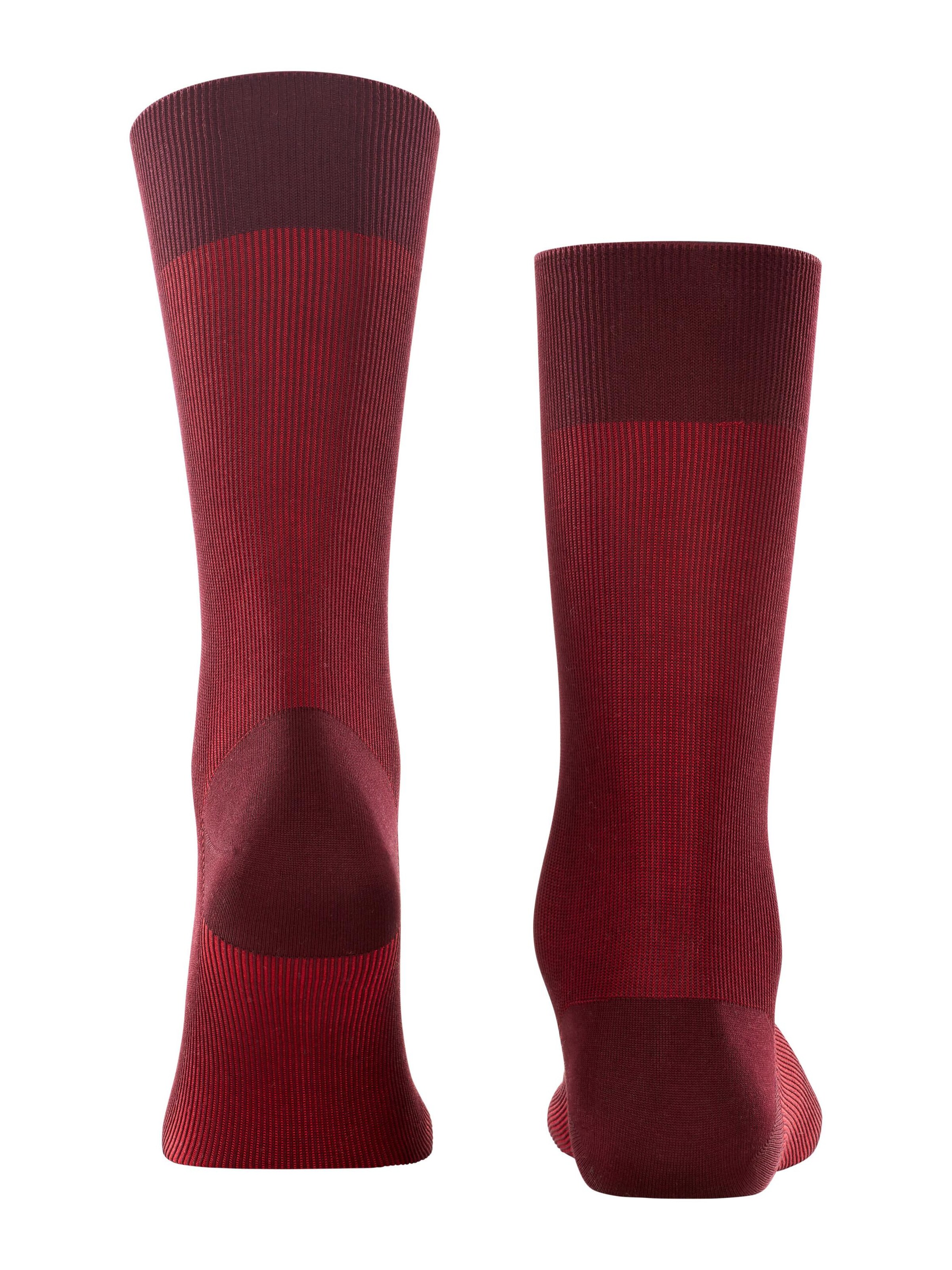 FALKE Socks 'Fine Shadow' in Red