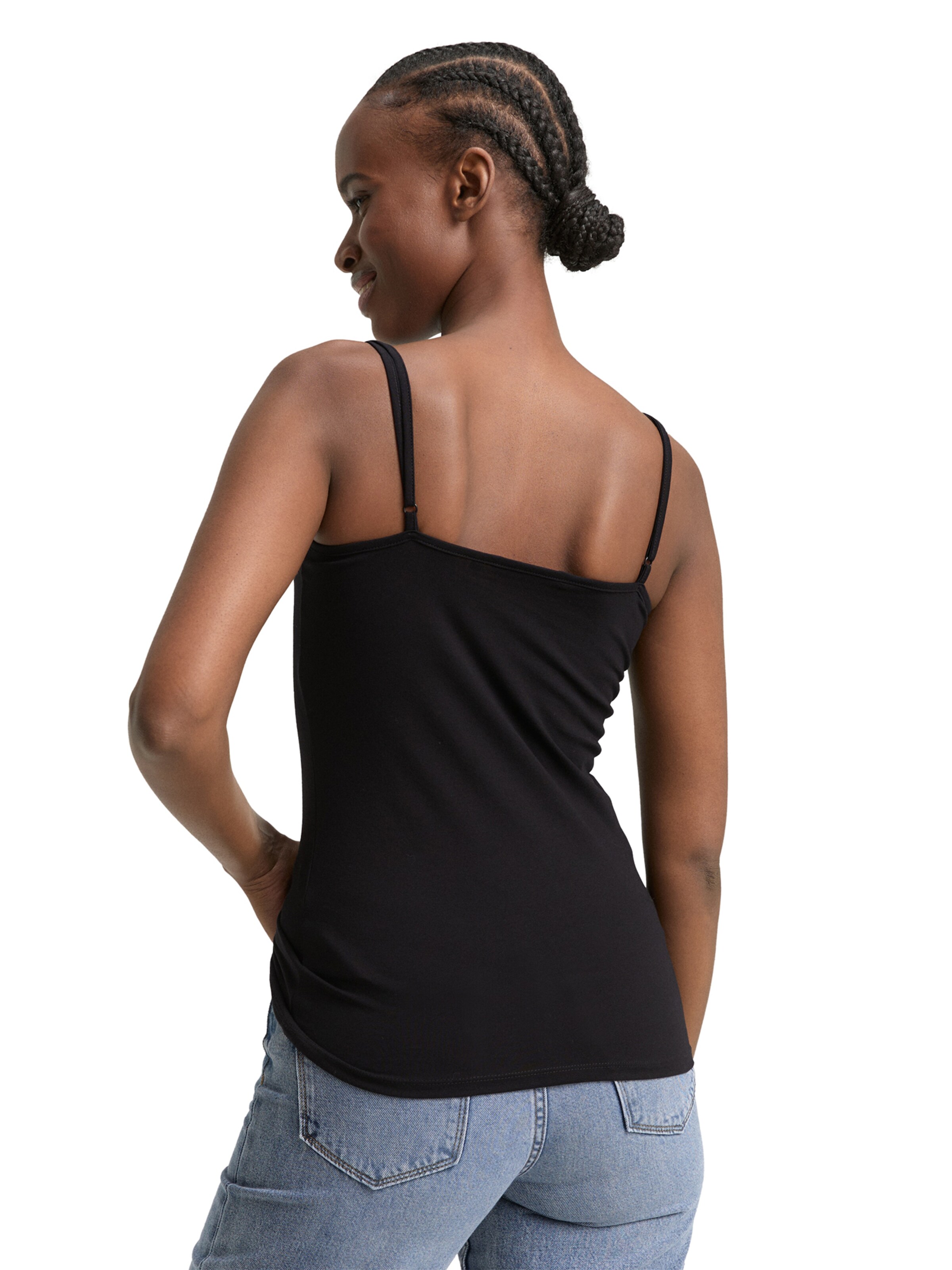 TOM TAILOR Top in Black