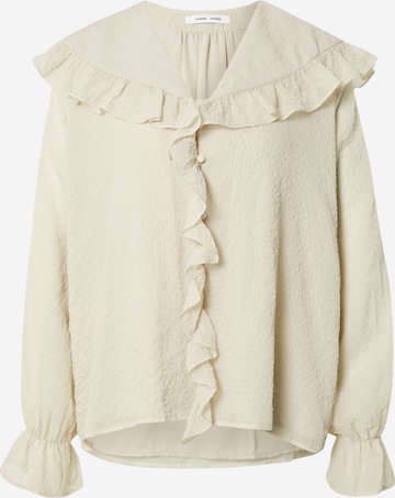 Samsøe Samsøe - Blusa 'Jytta' en beige: frente