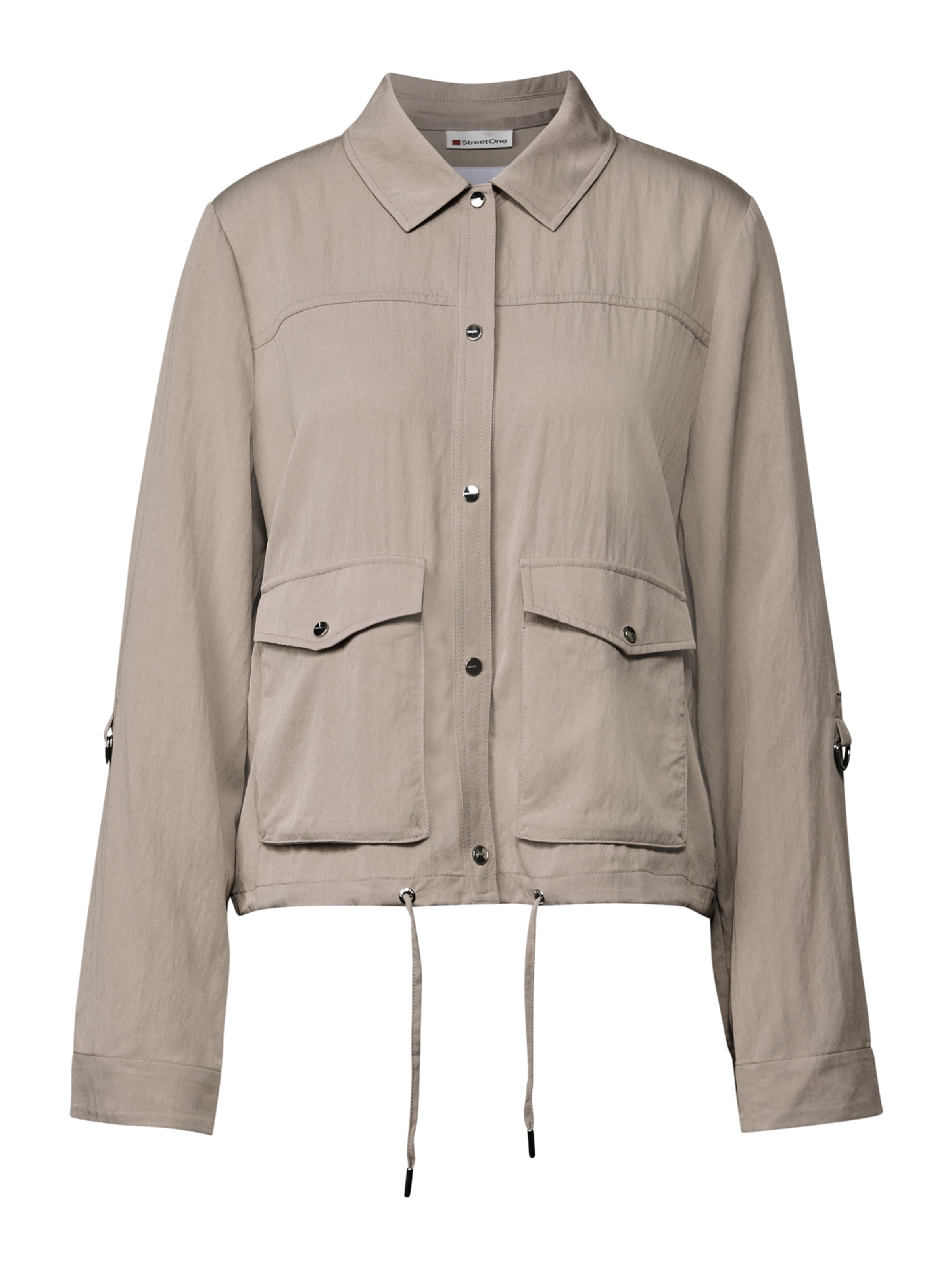 STREET ONE Φθινοπωρινό και ανοιξιάτικο μπουφάν σε μπεζ: μπροστά