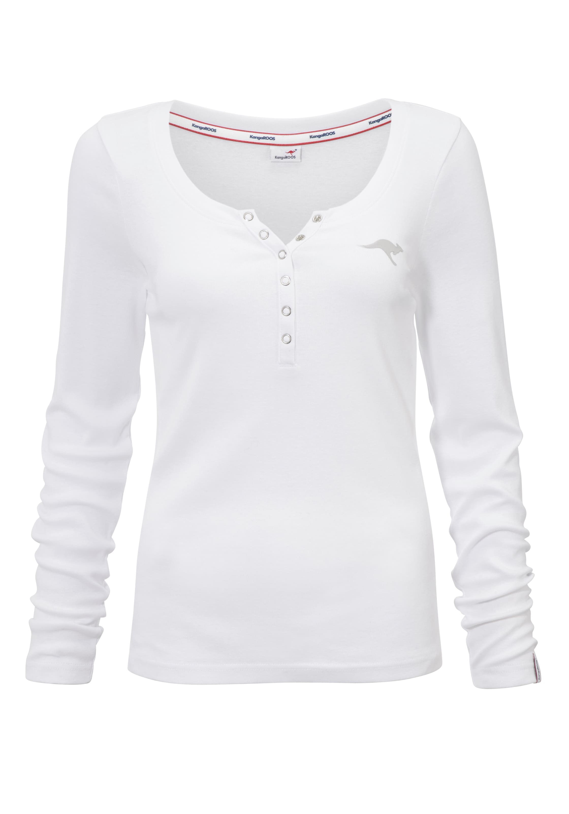 KangaROOS Shirt in White: front