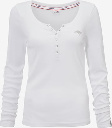 KangaROOS Performance Shirt in White: front