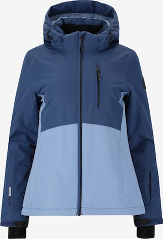 Whistler Athletic Jacket 'Drizzle' in Blue: front