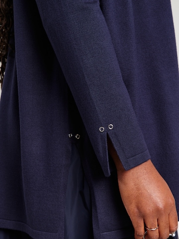 SAMOON Strickjacke in Blau
