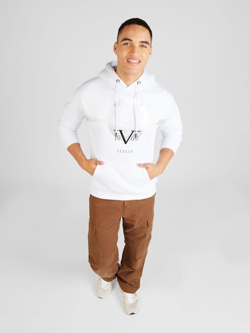 19V69 ITALIA Sweatshirt 'CLINT' i hvid