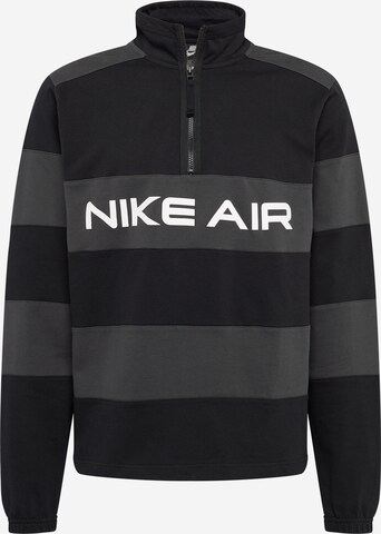 Nike Sportswear Sweatshirt in Schwarz: predná strana