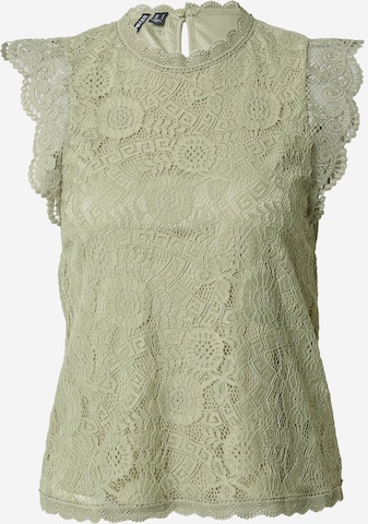 PIECES Blouse 'Olline' in Groen: voorkant