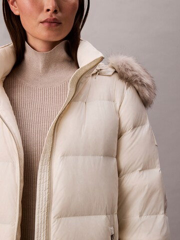 Regular Pantalon folklorique Calvin Klein en beige