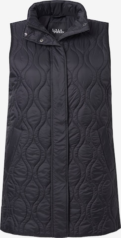 Ulla Popken Bodywarmer in Zwart: voorkant