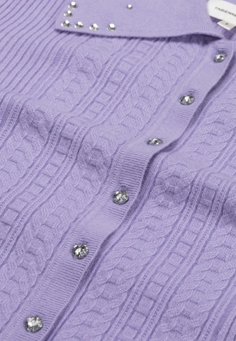 Fabienne Chapot Gebreid vest in Lila