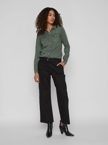 VILA Skinny Blus 'VIBista' i grön