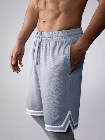 PANTONECLO Boardshorts 'Pantoneclo Men’s Gym Shorts with Side Gasket' in Grijs