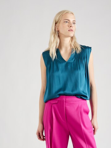 BOSS Blouse 'Binalli' in Groen: voorkant