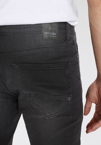 Only & Sons Slim fit Jeans in Black