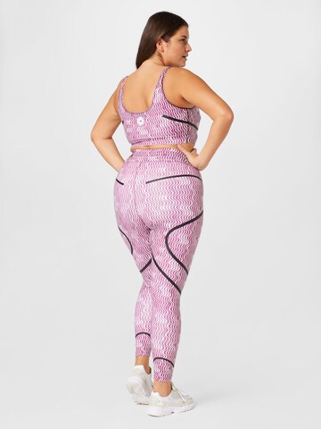 ADIDAS BY STELLA MCCARTNEY Skinny Sportbroek 'Truepurpose Printed' in Roze