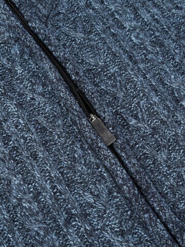 YOUTHUP Strickjacke 'Wertigkeit'‌‌ in Blau