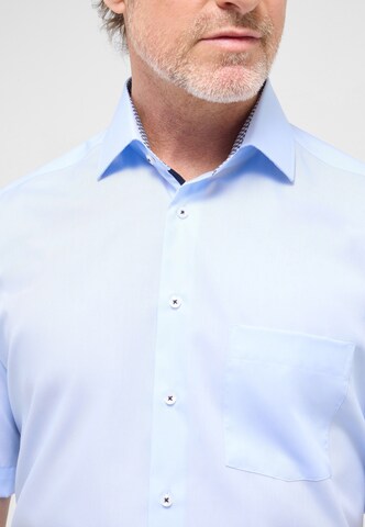 ETERNA Regular fit Button Up Shirt in Blue
