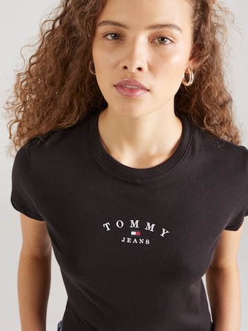 Tommy Jeans - Camisa 'ESSENTIAL' em preto