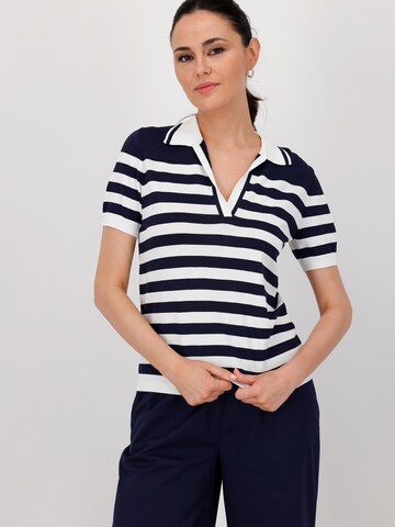 Pull-over monari en bleu : devant