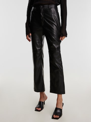 EDITED Boot cut Pants 'Sia' in Black: front