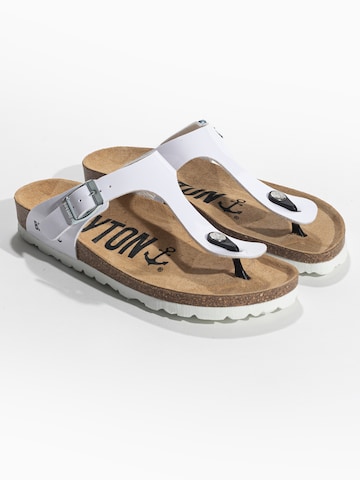 Bayton T-Bar Sandals 'MERCURE' in White