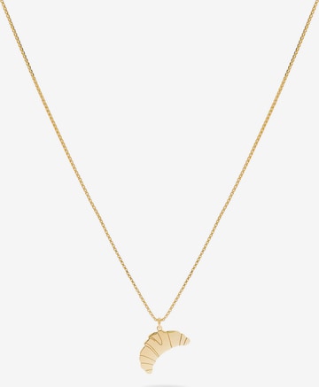 Jukserei Necklace 'Croissaint' in Gold: front