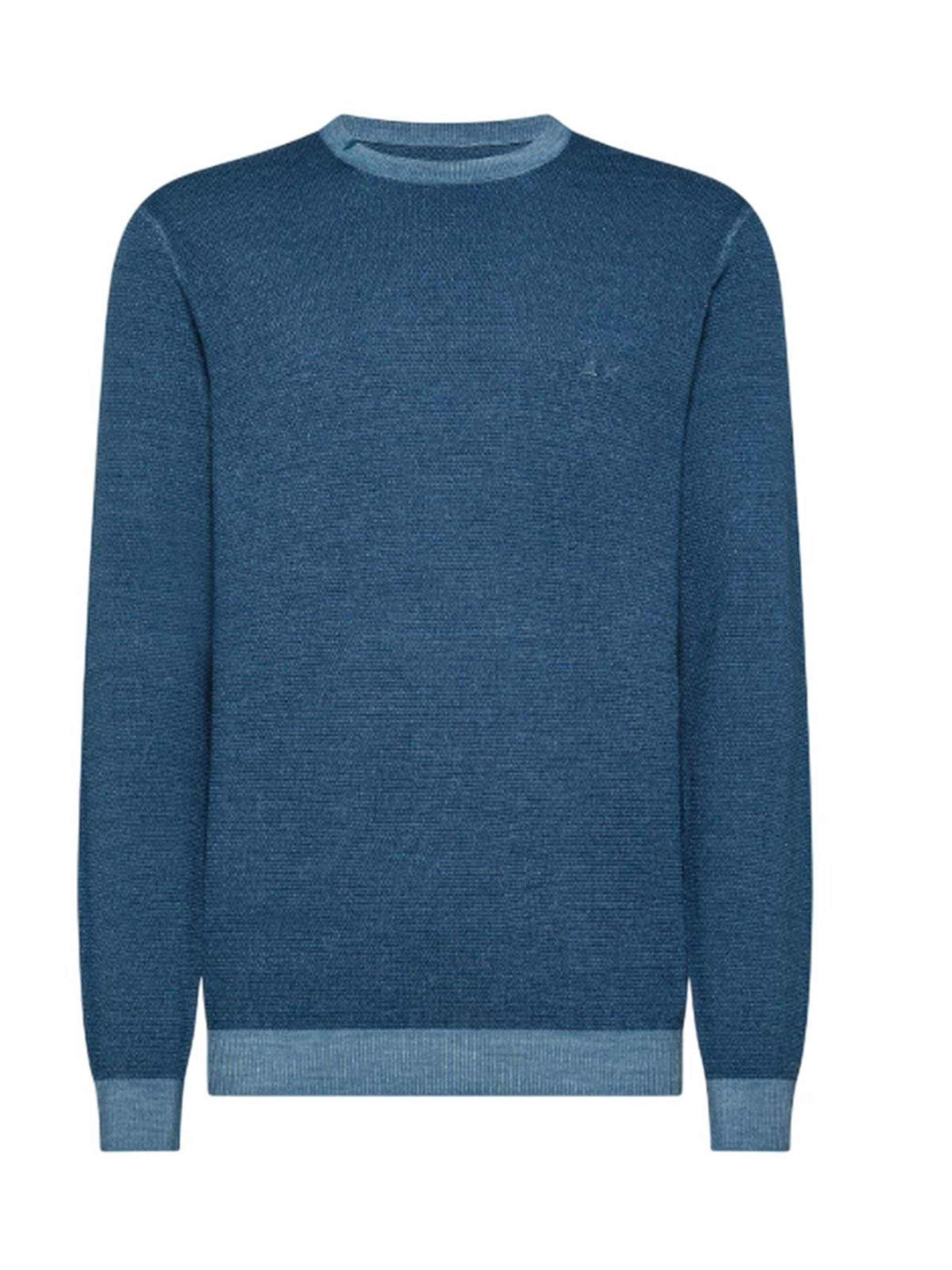 Pullover di SUN68 in blu: frontale