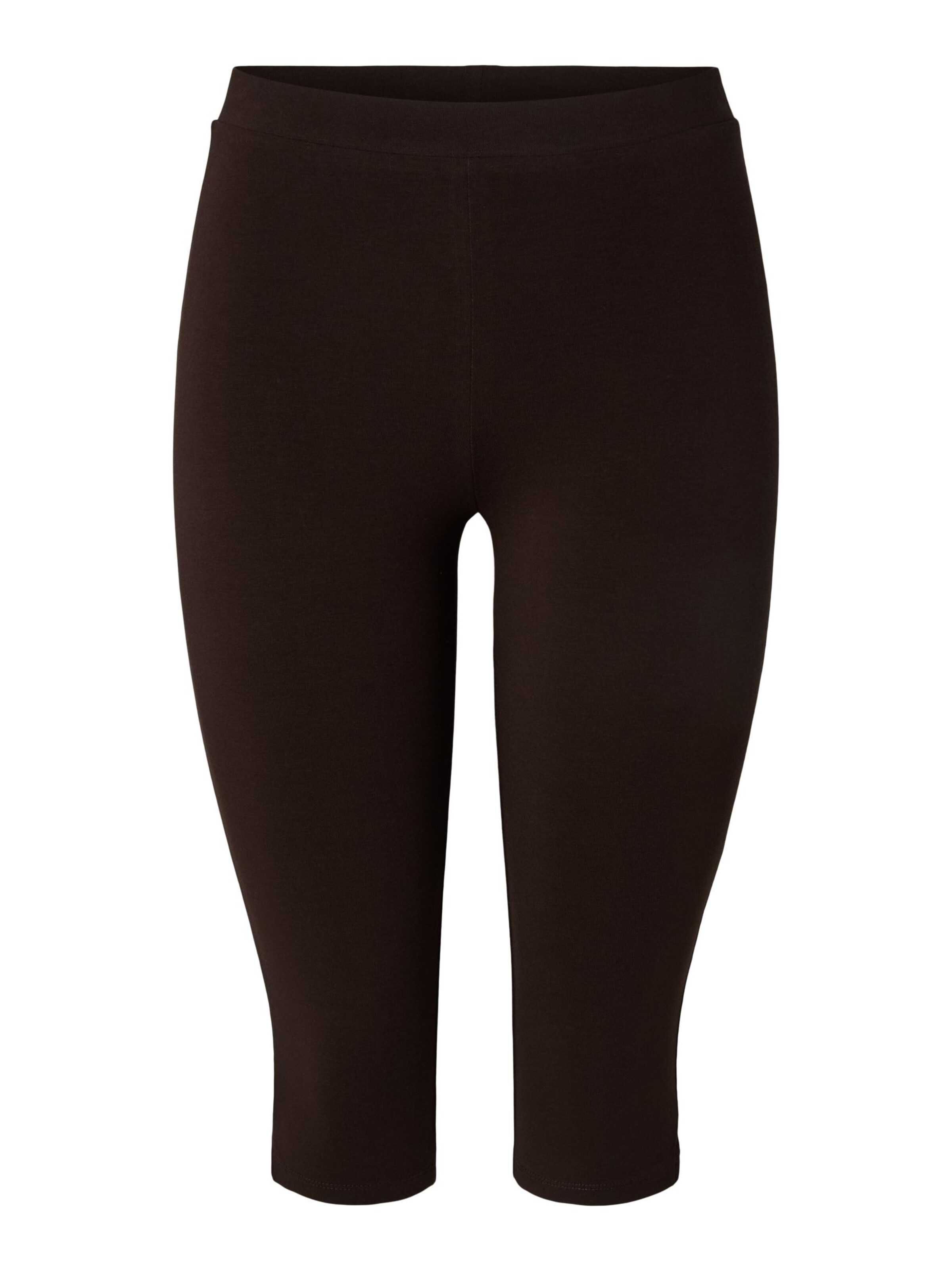 PIECES Pants in Brown: front