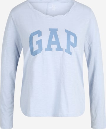 Gap Petite Shirt in Blauw: voorkant