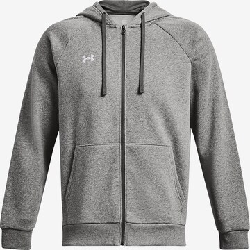 Veste de survêtement 'Rival' UNDER ARMOUR en gris : devant