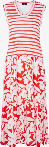 Marc Cain Summer Dress in Red: front