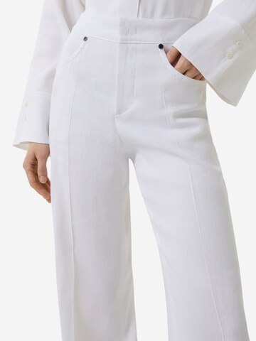 BOGNER Wide Leg Hose 'Rayen' in Weiß