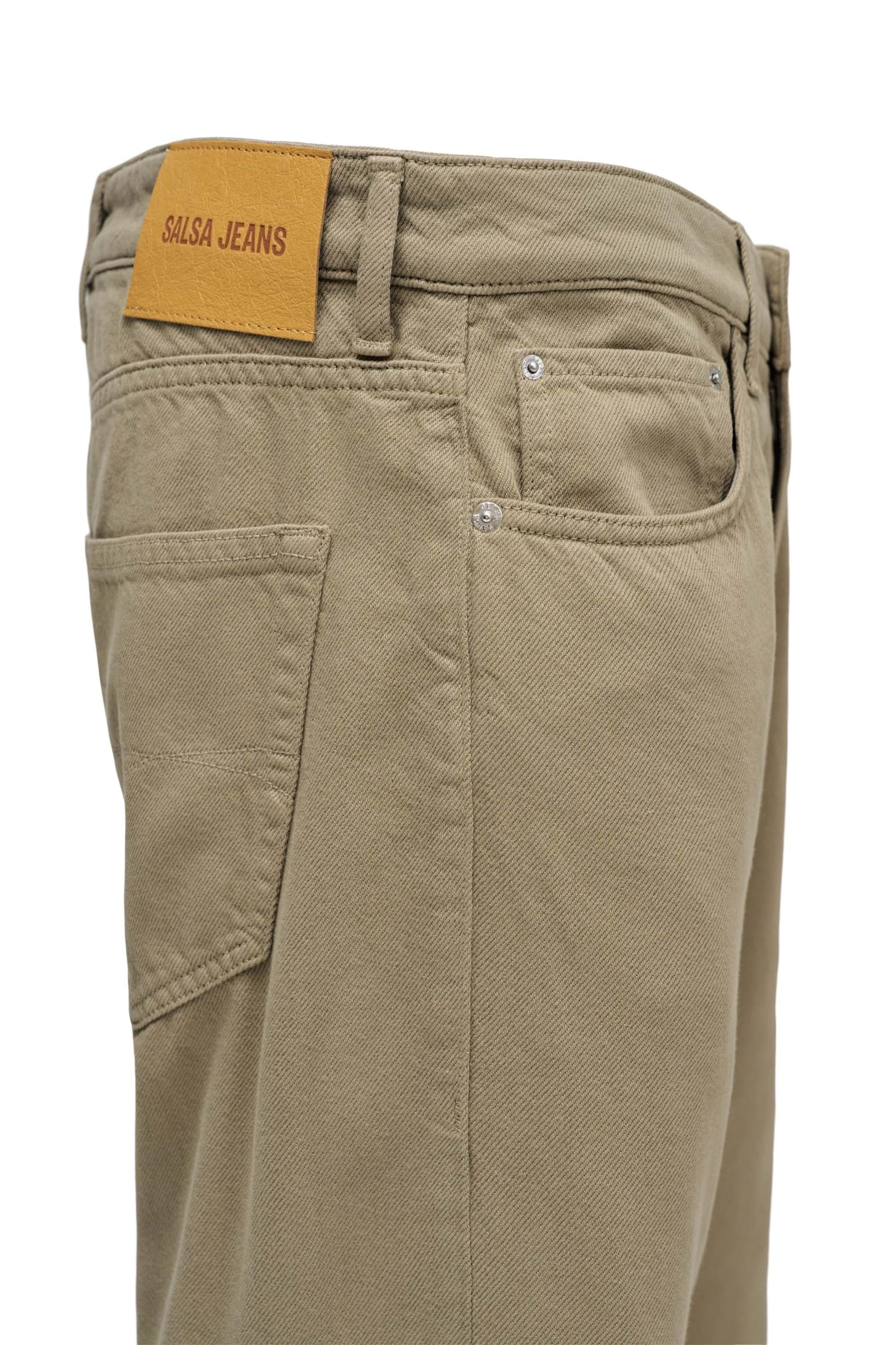 Salsa Jeans Regular ChinoHosen Straight in Weiß