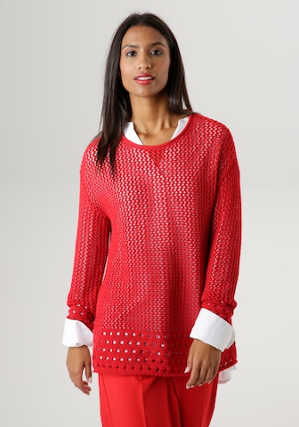 Aniston SELECTED Sweater in Red: front