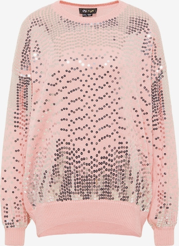 Pull-over myMo at night en rose : devant