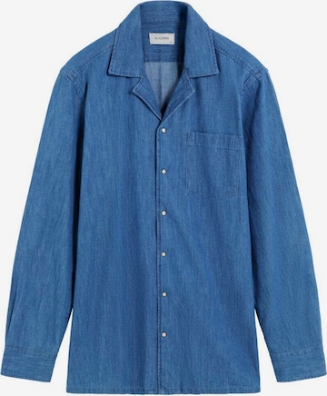 ScalpersRegular Fit Košulja - plava boja: prednji dio