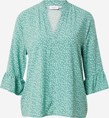 SAINT TROPEZ Blouse 'Ueda' in Green: front