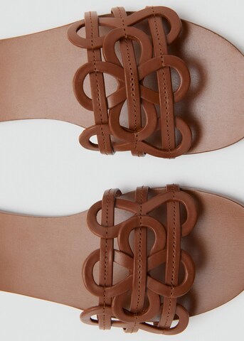 MANGO Mules 'Nora' in Brown