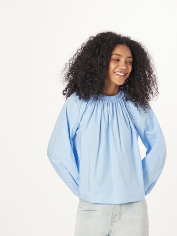 DRYKORN Blouse in Blauw: voorkant