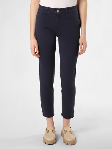 Angels Slim fit Chino Pants ' Louisa ' in Blue: front