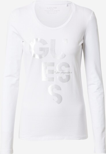 Marškinėliai 'AURELIE' iš GUESS, spalva – sidabrinė / balta, Prekių apžvalga