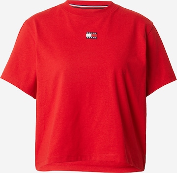 Tommy Jeans Shirt in Rood: voorkant