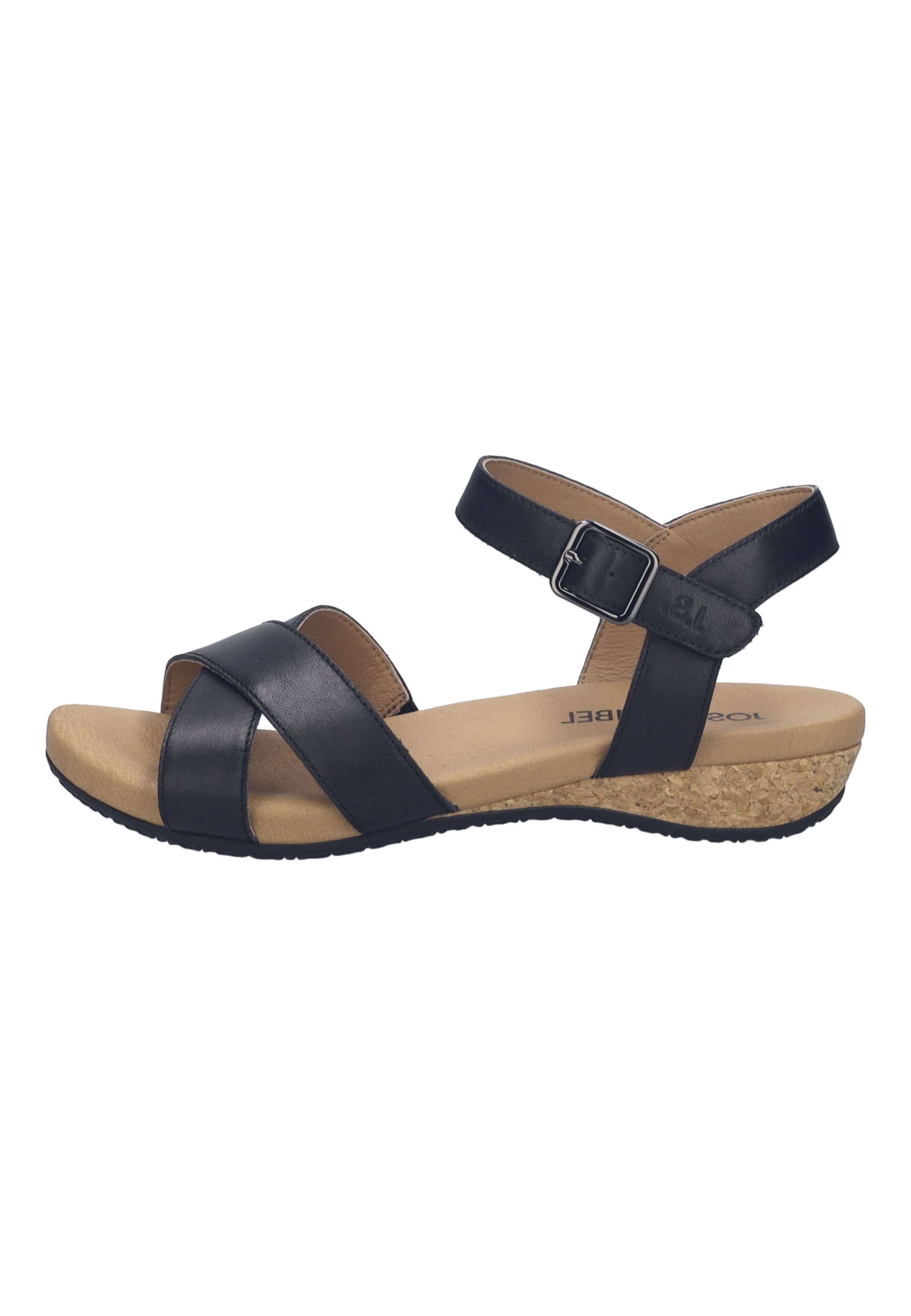 JOSEF SEIBEL Sandals 'Fleur 05' in Black: front