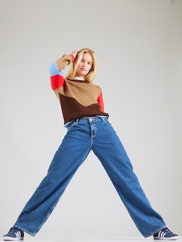 Wide leg Jeans 'Hill' de la Dr. Denim pe albastru