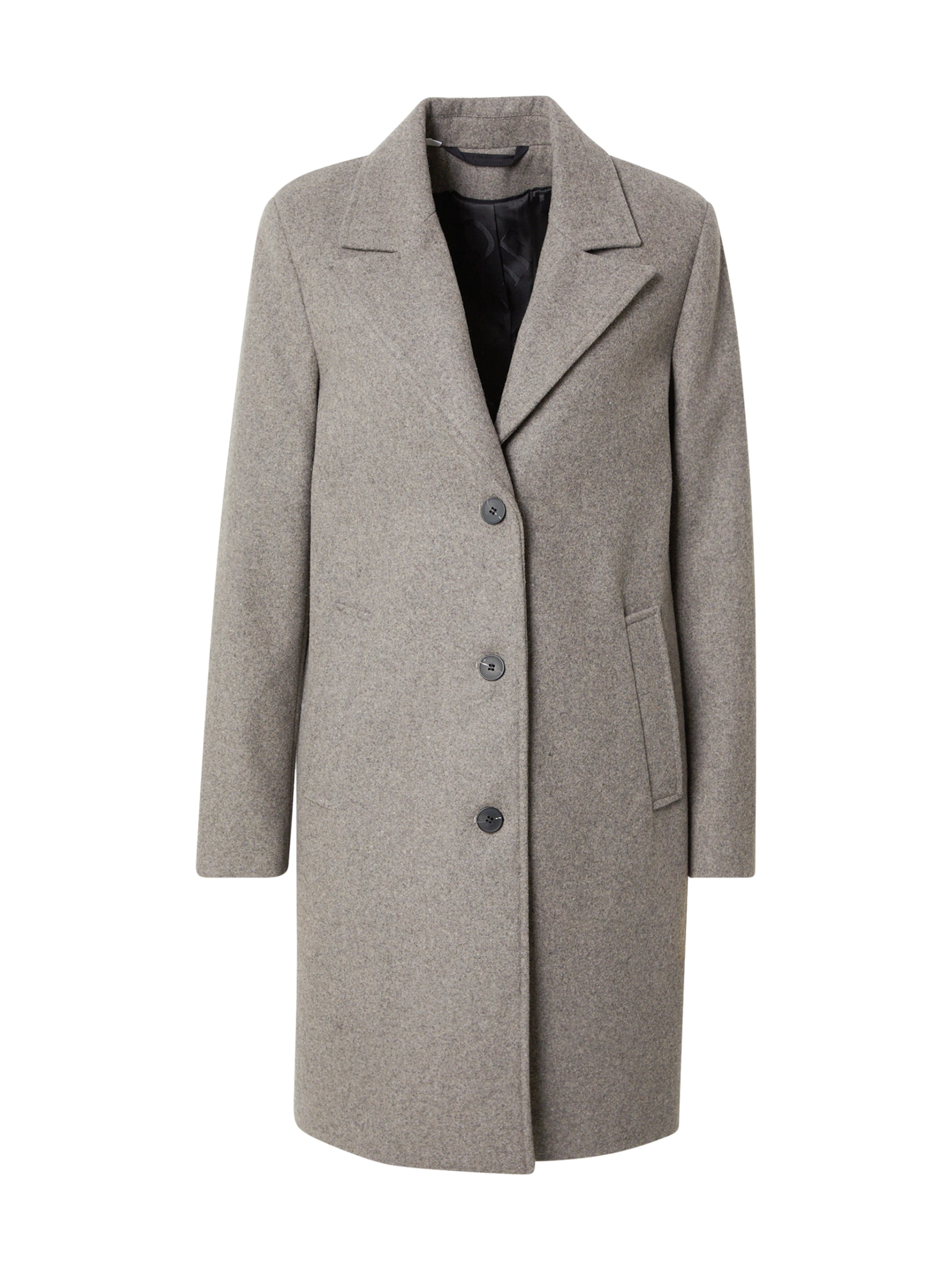 SELECTED Prehoden plašč 'SLFNew Alma' | siva barva: sprednja stran