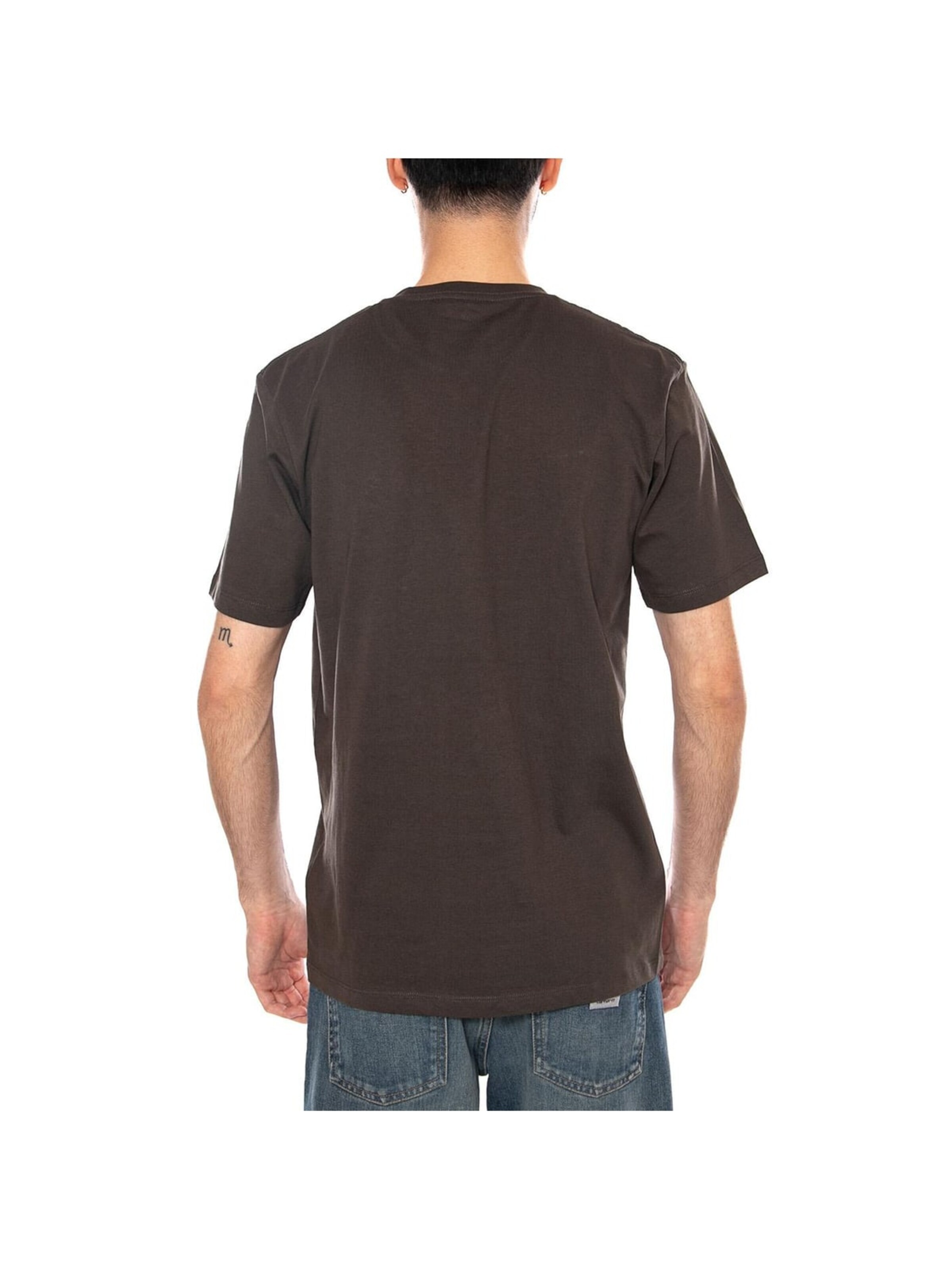 T-Shirt 'EMBROIDERY TEE WREN BROWN' WRANGLER en marron