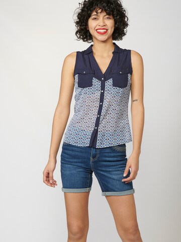 KOROSHI Blouse in Blue